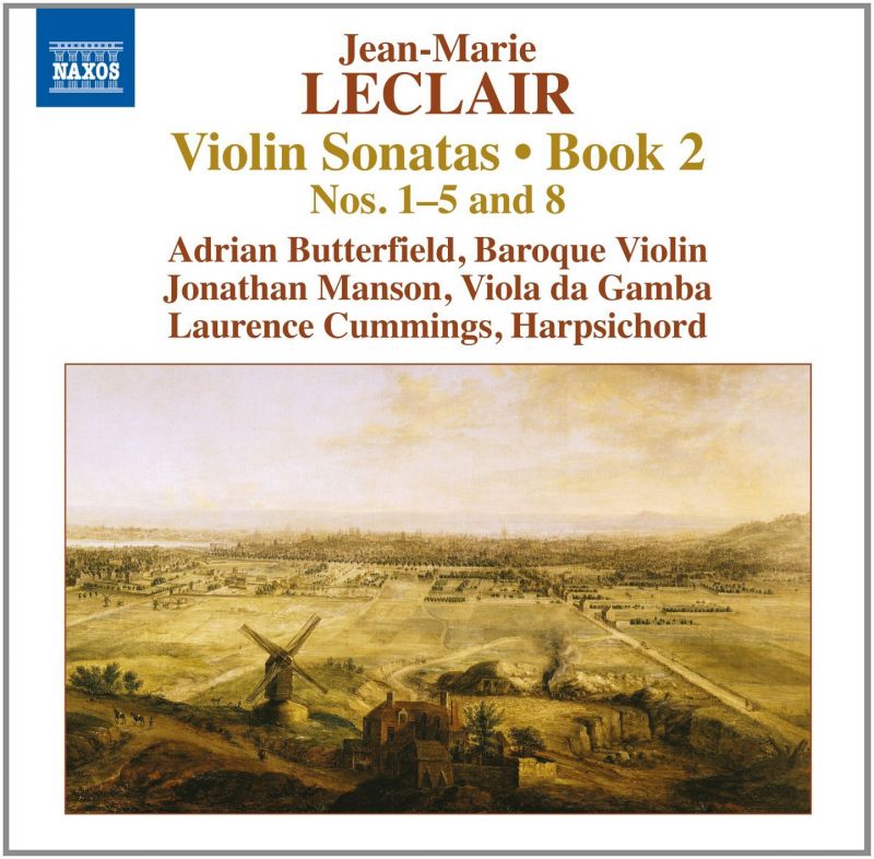 8 572866. LECLAIR Violin Sonatas Book 2, Nos 1-5 & 8. Adrian Butterfield