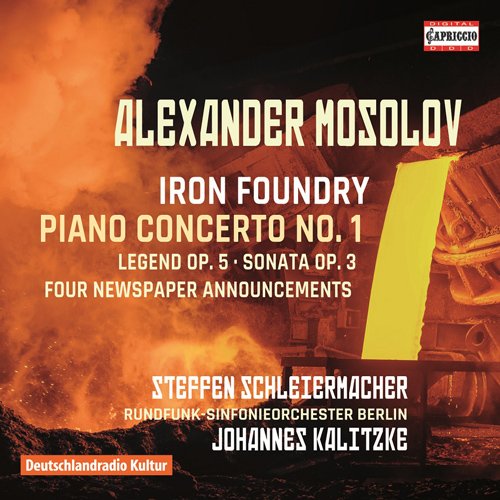 C5241. MOSOLOV Piano Concerto. Piano Sonata