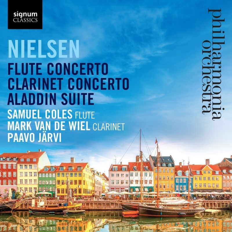 Review of NIELSEN Flute Concerto. Clarinet Concerto. Aladdin Suite