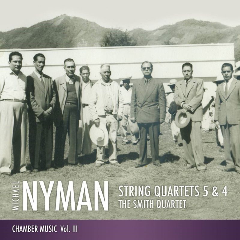 MNRCD141. NYMAN String Quartets Nos 4 & 5