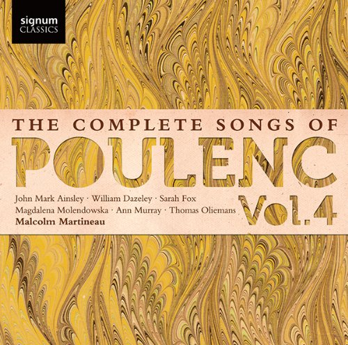 SIGCD323. POULENC The Complete Songs Vol 4