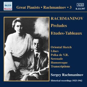 Review of RACHMANINOV Solo Piano Recordings Vol 3