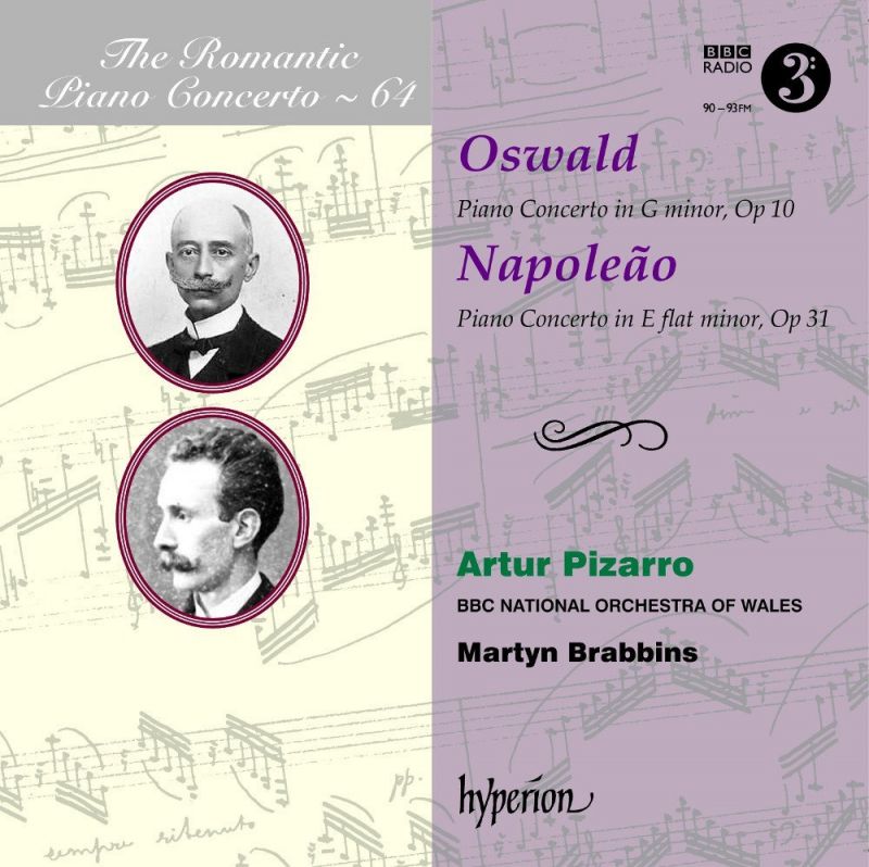 CDA67984. OSWALD; NAPOLEÃO Piano Concertos