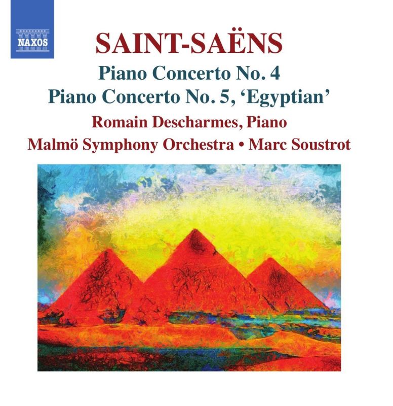 8 573478. SAINT-SAËNS Piano Concertos Nos 4 & 5 (Descharmes)