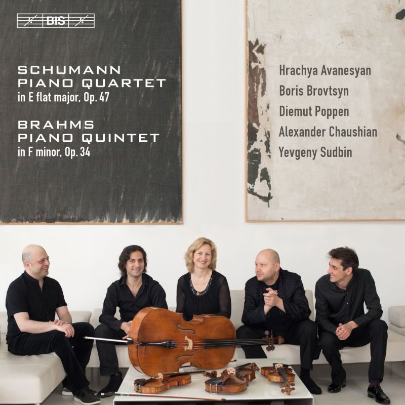 BIS2258. SCHUMANN Quartet BRAHMS Quintet