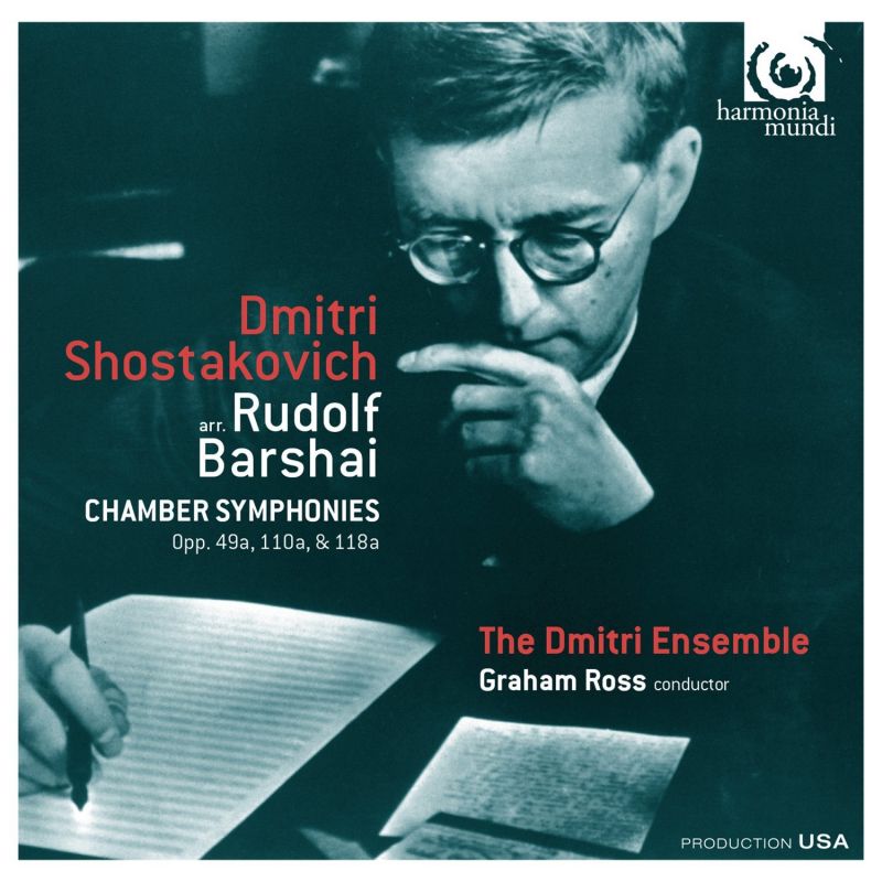 HMU90 7634. SHOSTAKOVICH Chamber Symphonies Op 110a, 49a & 118a