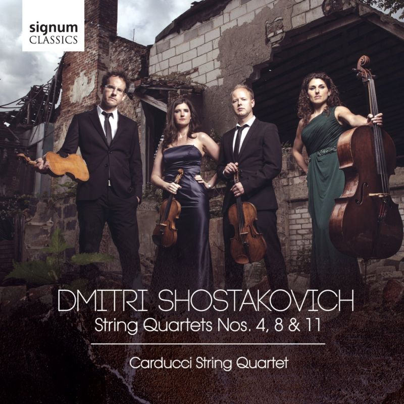 Review of SHOSTAKOVICH String Quartets  Nos 4, 8 & 11