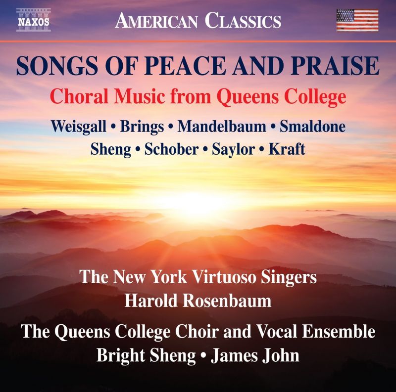 8 559819. Songs of Peace and Praise: Choral Music from Queens College
