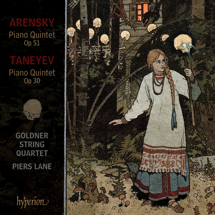 CDA67965. TANEYEV; ARENSKY Piano Quintets. Lane/Goldner String Quartet