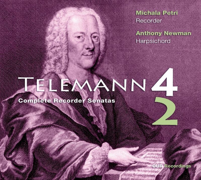 8 226909. TELEMANN Complete Recorder Sonatas. Michala Petri