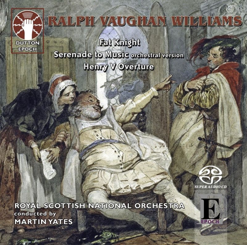 CDLX7328. VAUGHAN WILLIAMS Fat Knight. HEnry V Overture