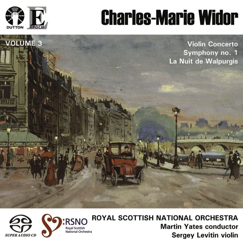CDLX7315. WIDOR Symphony No 1. Violin Concerto. La Nuit de Walpurgis